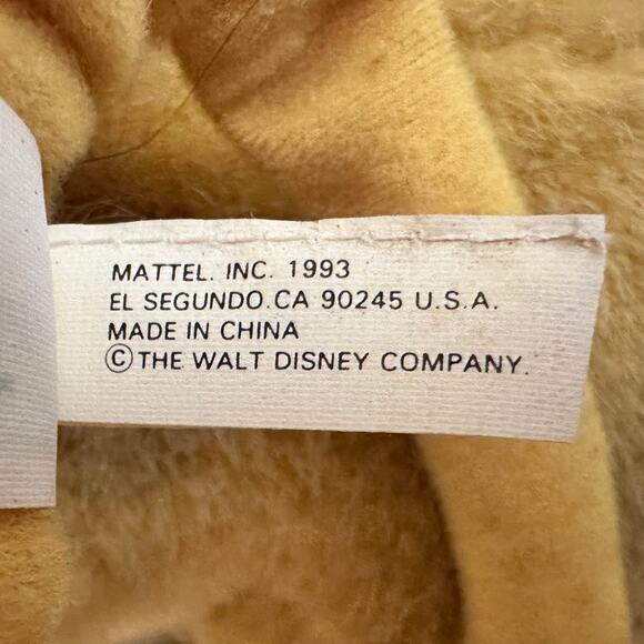 RARE VINTAGE MATTEL 1993 THE LION KING  MUFASA AND SON 14"‎ DISNEY PLUSH SIMBA - Picture 7 of 16